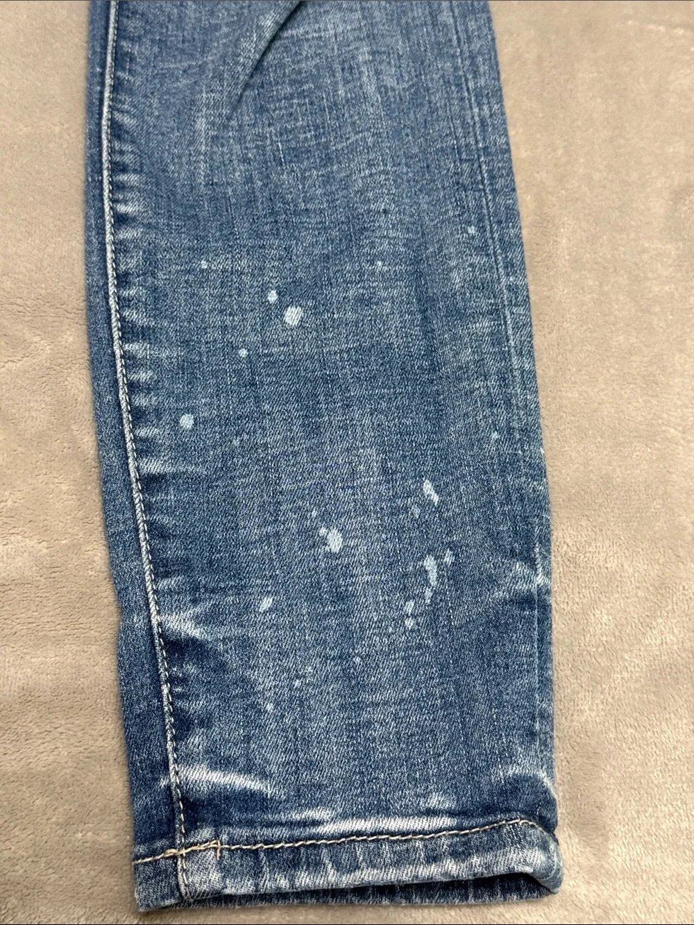 Judy Blue Distressed Medium Blue Skinny Jeans style JB88197 item 72506